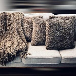 4 Urban Barn Pillows + IKEA throw $45 + FREE SHIPPING!!!